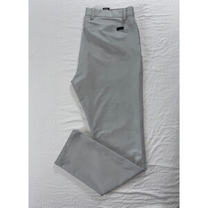 Greg Norman 5-Pocket Jean Style Chino Tech Travel Pants. Gray, Men's 34X33. EUC!
